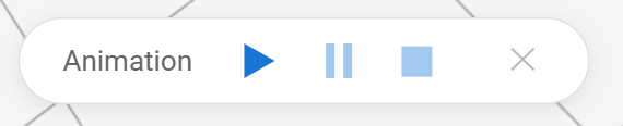 The Animation bar with Play, Pause and Stop buttons
